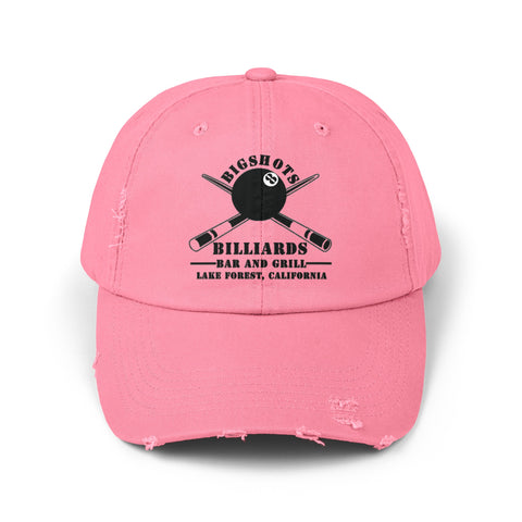 Bigshots Distressed Hat - Black or Pink