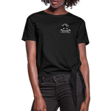 Bigshots Women's Knotted T-Shirt - black