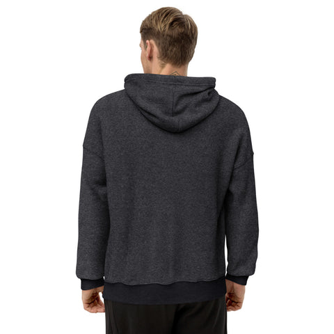 Bigshots Embroidered Suede Fleece Hoodie