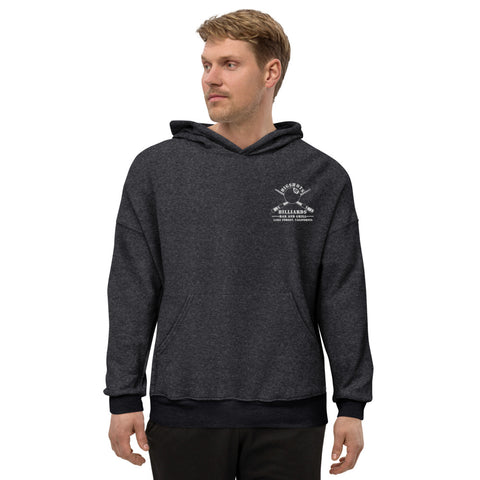 Bigshots Embroidered Suede Fleece Hoodie